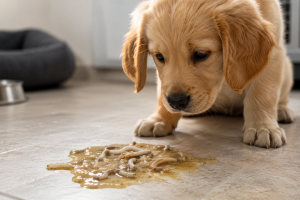 Mi cachorro vomita lombrices?