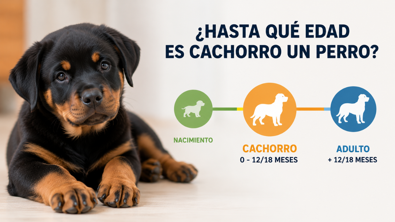 Hasta qué edad un perro es cachorro