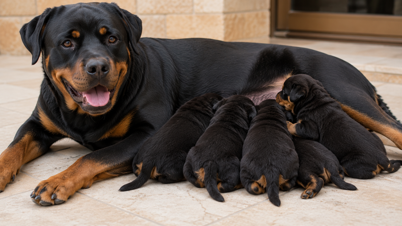 cuando dejan de amamantar los cachorros