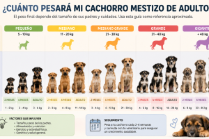 Cuánto pesará mi cachorro mestizo de adulto