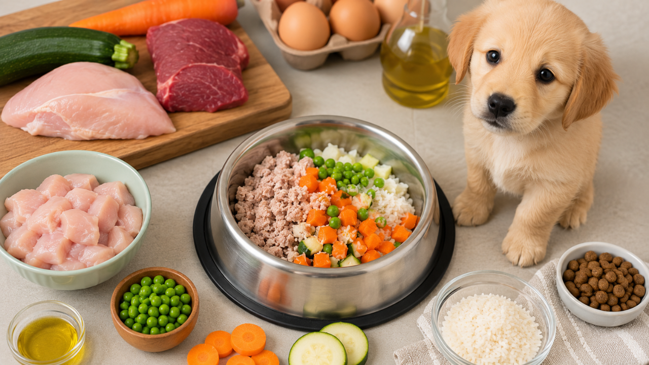 comida casera para perros cachorros