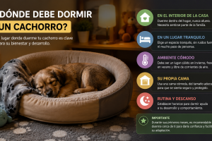 donde debe dormir un cachorro