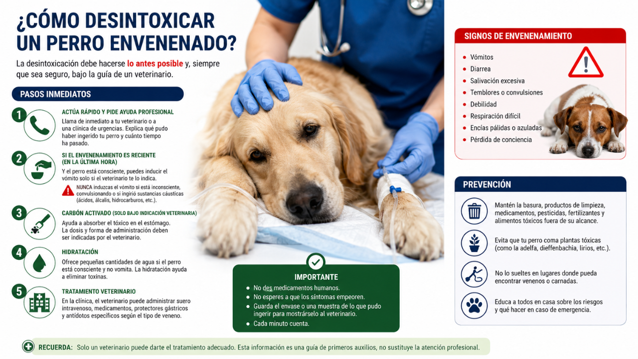Cómo desintoxicar un perro envenenado