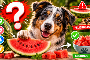 los perros pueden comer sandia