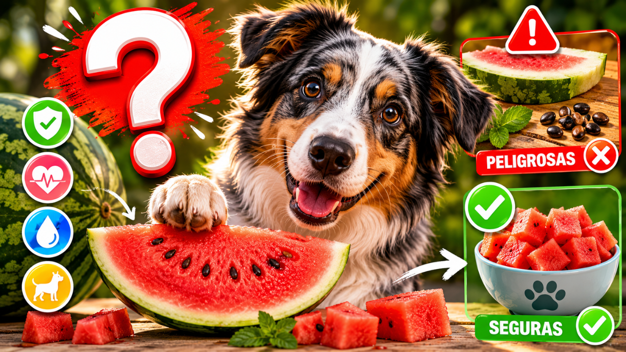 los perros pueden comer sandia