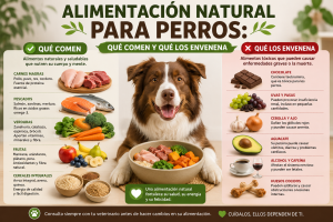 Alimentación natural para perros qué comen y qué los envenena