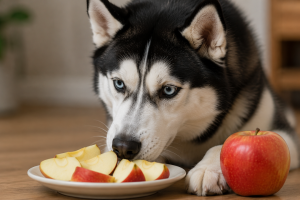 Los perros pueden comer manzana