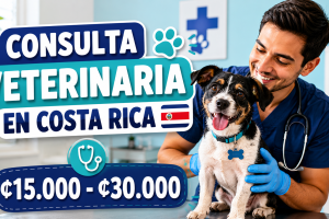 ¿Cuánto cuesta una consulta veterinaria en Costa Rica